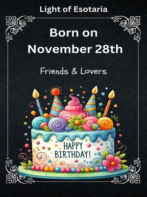 cover image of Born on November 28th